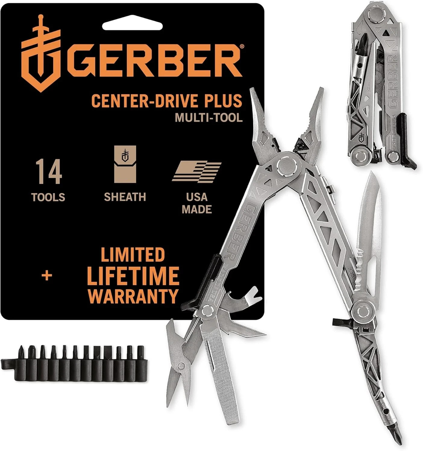 Gerber Gear Center-Drive Plus Multi-Purpose Tool w. Tan Leat