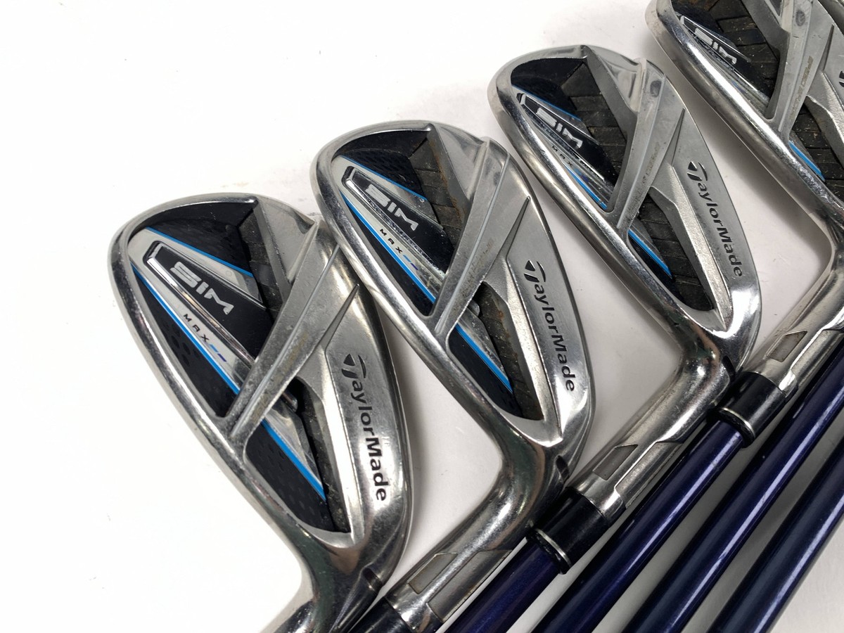 TaylorMade SIM MAX Iron Set 4-9 Fujikura Ventus Blue Regular