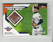 Carlos Correa 2021 Topps Opening Day Diamond Relics Game Used Dirt #DR-CC ASTROS