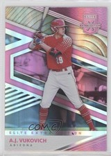 2020 Panini Elite Extra Edition Pink AJ Vukovich #126 11cz