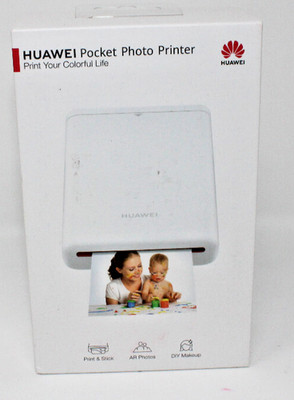 Huawei Pocket Photo Printer CV80 Fotodrucker weiß Print und Stick, AR-Photos