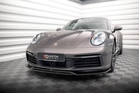 Maxton Design Frontlippe Passend FüR Porsche 911 Carrera 4S 992 Schwarz Hochglan