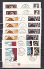 [LG80879] Belgium Nice Lot FDC First Day Covers UNG