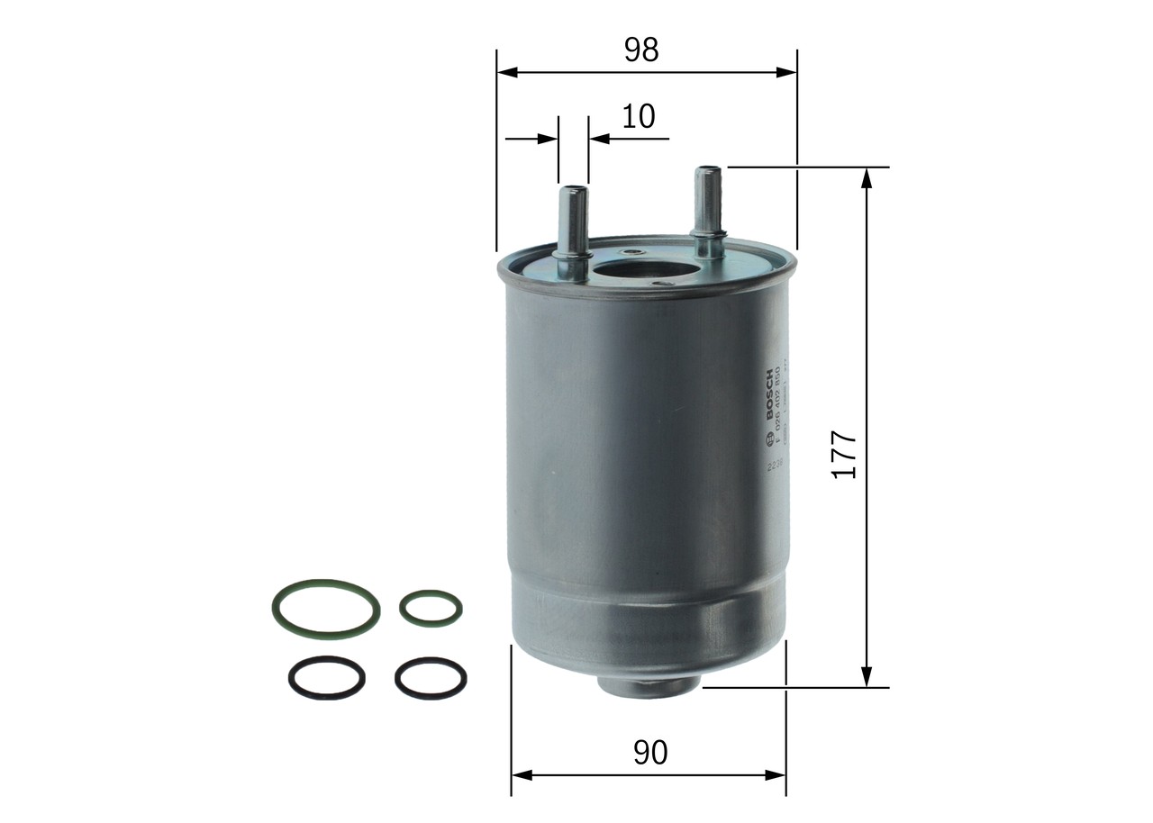 For Renault - Megane MK3 1.6D 2011-2015 164003113R 164004202R Fuel Filter Bosch - Image 20