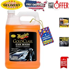 Luxurious Gold Class Car Shampoo & Conditioner - 1 Gal, Wax Safe Formula