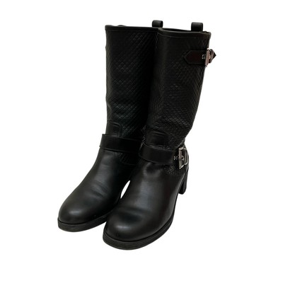 Gianvito Rossi Boots Women's Size 37.5 Black Leather