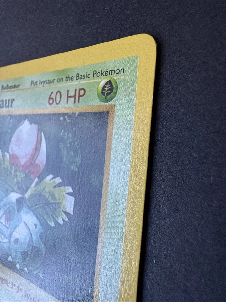1999 Pokemon Base Set Shadowless 1st Edition Ivysaur /102 #30 - Image 4 of 4
