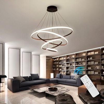 Kitchen Chandelier Lighting Home LED Pendant Light Black Lights Bar Ceiling Lamp