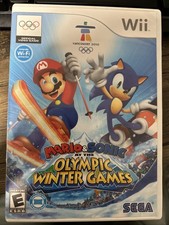 Mario & Sonic at the Olympic Winter Games Vancouver 2010 Nintendo Wii CIB