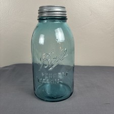 Vintage Half Gallon Ball Perfect Mason Jar w/ Zinc Lid