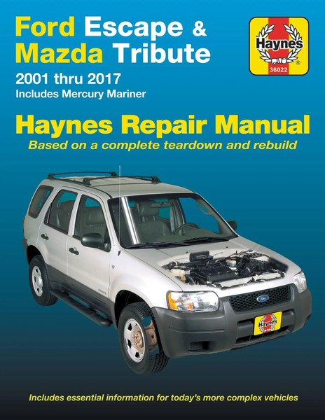 Ford Escape & Mazda Tribute 2001 Thru 2017 Haynes Repair Manual | Manuals | Buch-image