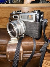 Yashica Electro 35 Rangefinder Film Camera 45mm f1.7 From JAPAN With Carry Case