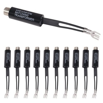ACEIRMC 75 Ohm to 300 Ohm UHF/VHF/FM Matching Transformer Converter Adapter with