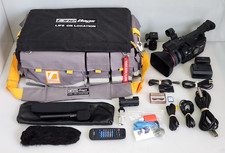 Canon XH A1 HDV 1080i Professional Camcorder 4.5-90mm Battery Charger Bag Tested