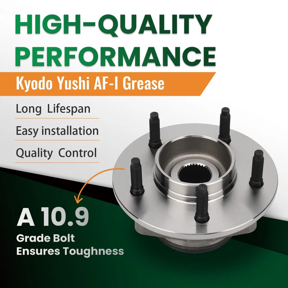 Lucas Pair：2New Front Wheel Bearing Hub for 1997-2000 Ford F-150 4WD No ABS - Изображение 4 из 4