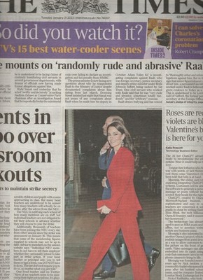 The Times Zeitungsrückseitenausgaben - Wählen Sie Ihr Datum