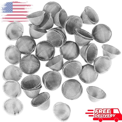 #ad #ad 50PCS Pipe Screens 3 4 Inc 100% Stainless Steel Bowl Screens Filters 0.75 Inc Ta $9.79
