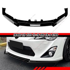 Fits 12-16 Scion Fr-s Frs Gloss Black Gt Style Front Bumper Lip Spoiler Abs 3pcs Fits 12-16 Scion Fr-s Frs Gloss Black Gt Style Front Bumper Lip Spoiler Abs 3pcs