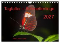 "Calendar 2027 · US Version · Butterflies Butterflies (Wall Calendar 2027 12\" × 8"