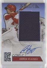 2022 Panini Capstone Peak Material Signatures Andrew Velazquez #PMS-AV Auto 13nz
