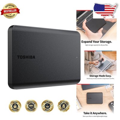 Canvio Basics 1TB External HDD USB 3.0 Fast Transfer PC Mac Storage