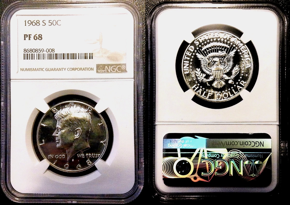 Proof NGC 1968 Kennedy US Half Dollars (1964-Now) for sale | eBay