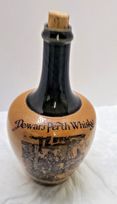 Vintage EMPTY Dewar's Perth Whisky Whiskey by Royal Warrant  RARE