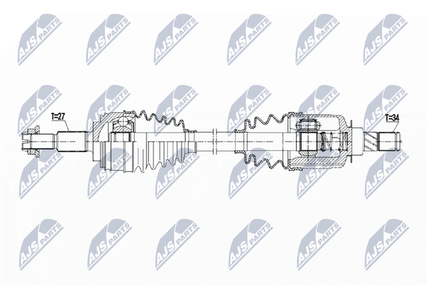Antriebswelle NTY NPW-RE-202 FüR Mercedes Citan GroßRaumlimousine W415 Tourer 2-image