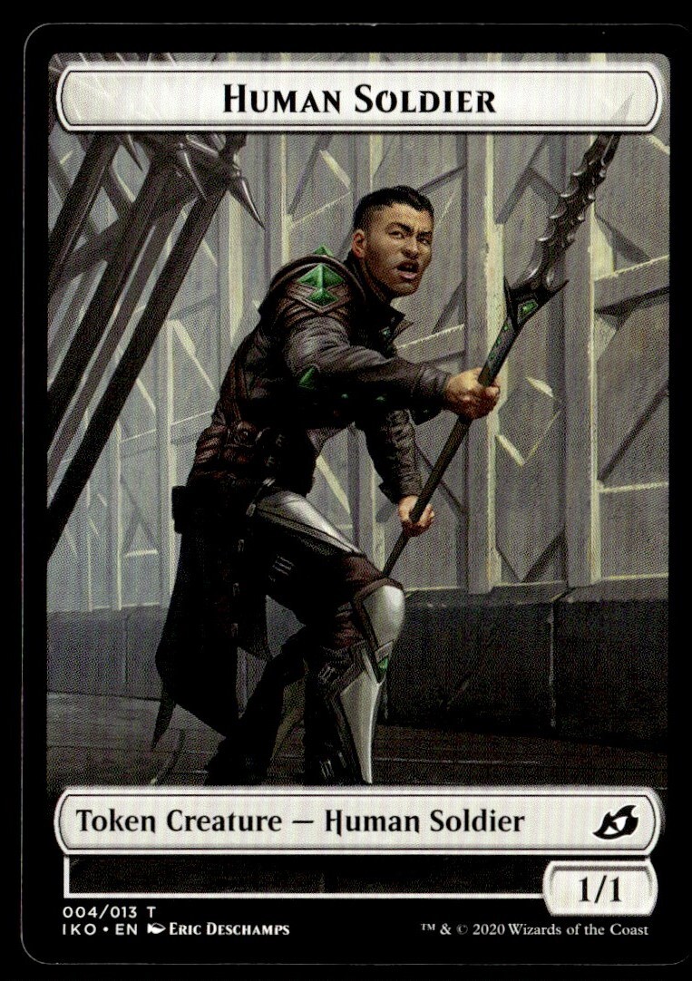 2020 Ikoria: Lair of Behemoths Tokens Human Soldier Token/Common #4