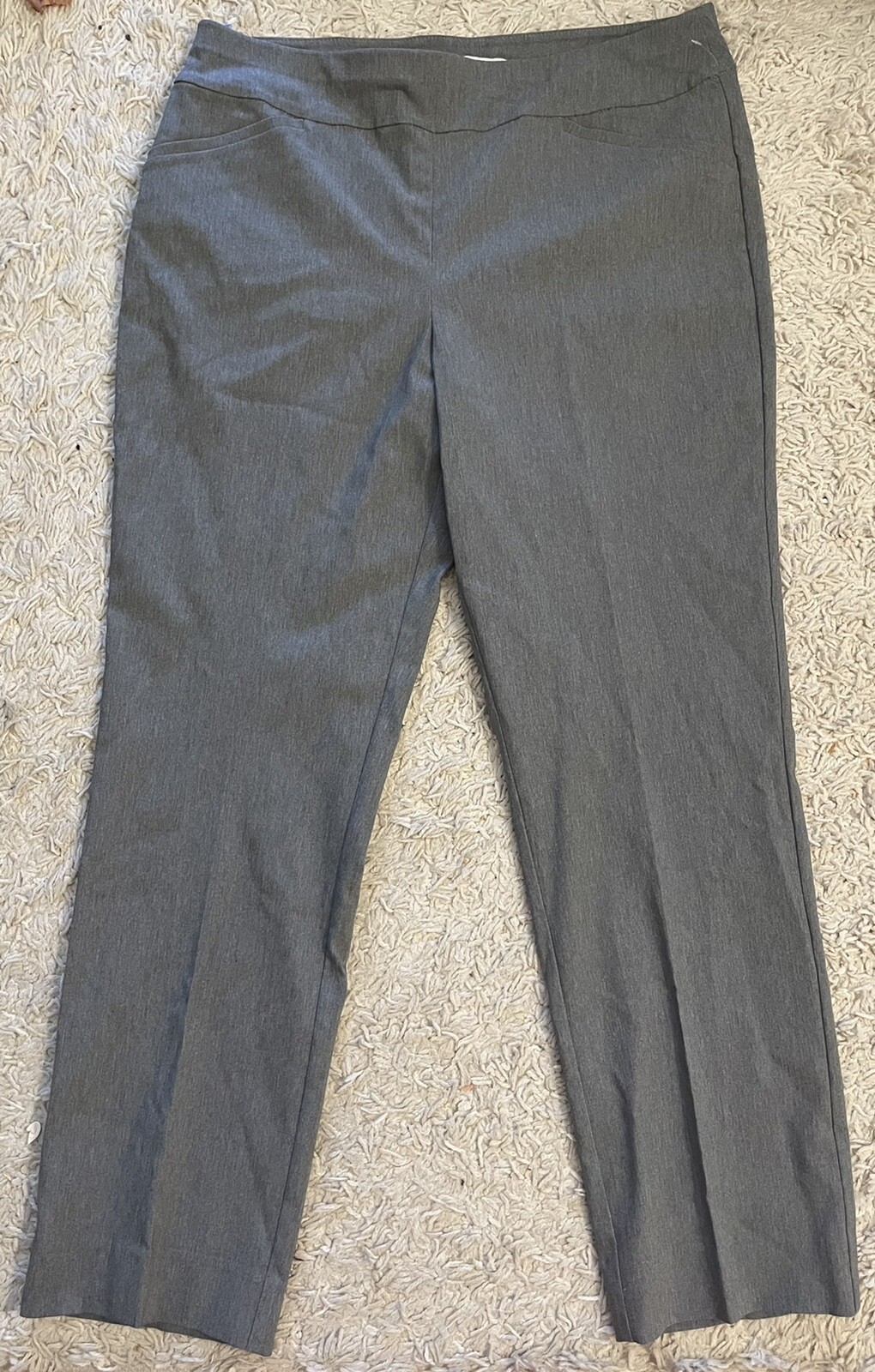 TALBOTS gray bootcut boot cut ankle stretchy pant… - image 1