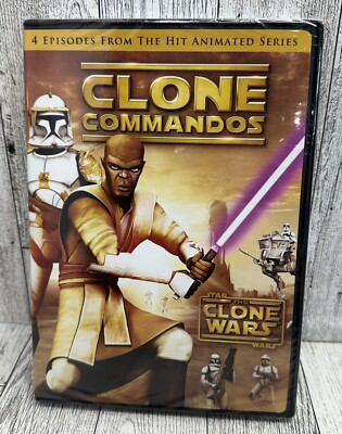 Star Wars The Clone Wars Clone Commandos (DVD, 2009) New Sealed