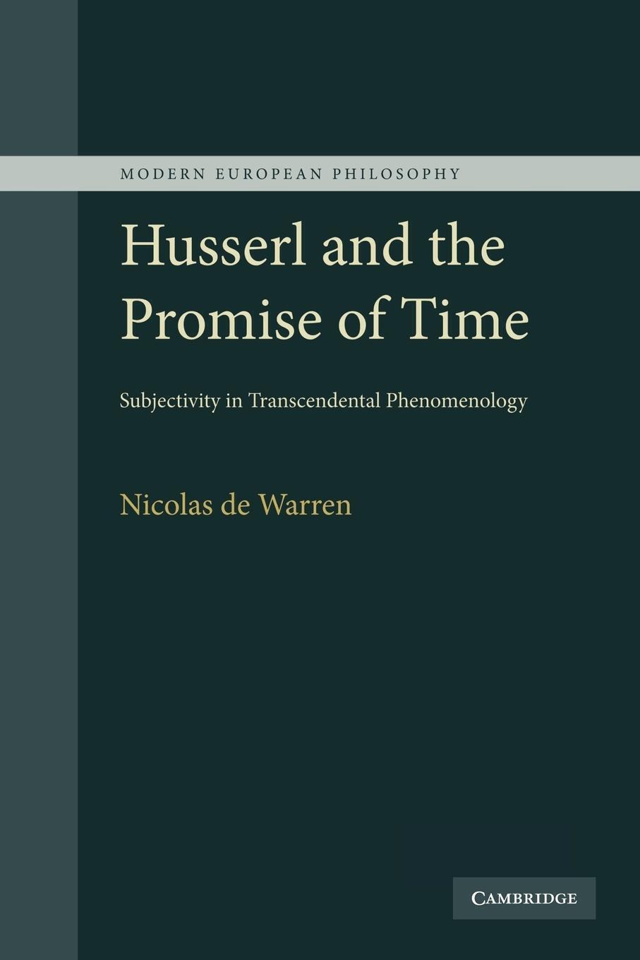 Thumbnail - Husserl And The Promise Of Time Subjectivity In Transcendental