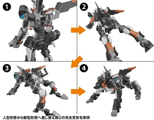 Wave ORANGE CAT INDUSTRY CODE BEAST Hundred Edge (Plastic model) 22cm painted - 第 10/10 張圖片