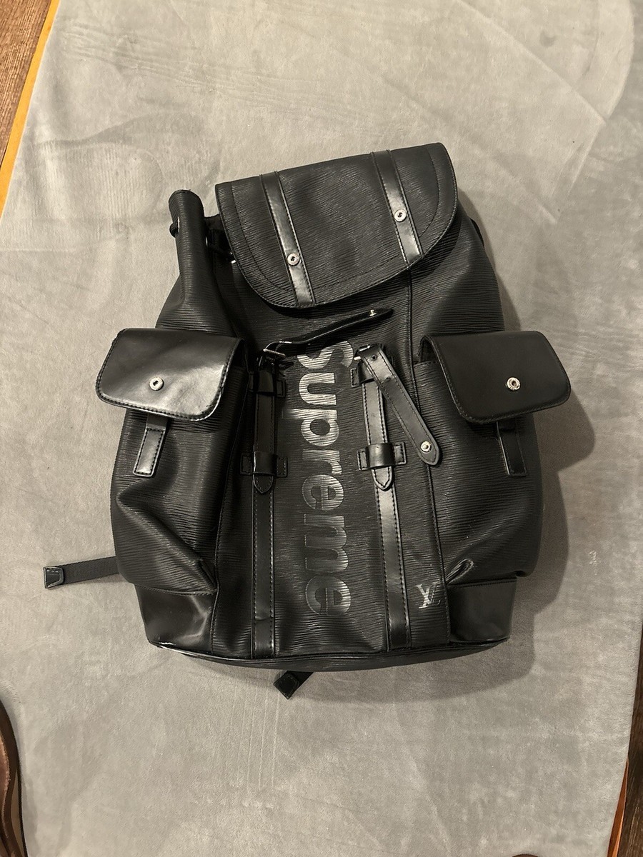 Used - Great Condition - Louis Vuitton X Supreme Backpack - BLACK
