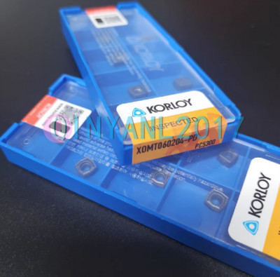 10PCS KORLOY XOMT060204-PD PC5300 CNC blade carbide inserts X0MT060204-PD