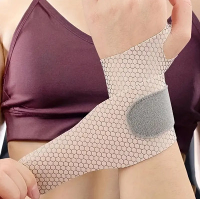 Wrist Compression Wrap Hand Brace Support Pain Relief Joint Self Care Single