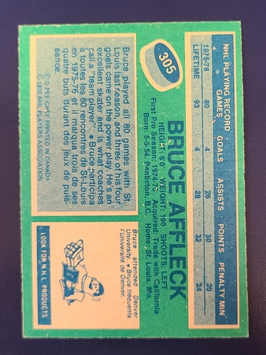 Tarjetas de hockey O-Pee-Chee OPC 1976-77 completa tu conjunto que elijas #176-396 - Imagen 201 de 275