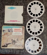 View-Master Grand Canyon North Rim Kaibab Mule Trip - A 362 - 1962 3 Reel Set