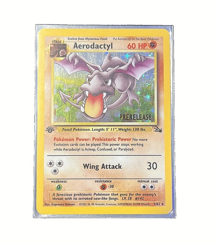 Aerodactyl 16/62 Rare Unlimited Edition Fossil Set Pokemon Card 1999 WOTC | eBay Aerodactyl 16/62 Rare Unlimited Edition Fossil Set Pokemon Card 1999 WOTC | eBay