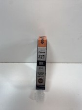 Genuine Canon Printer Ink CLI 221 BLACK OEM OPEN BOX SEALED BAG