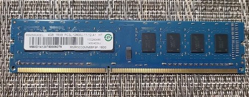 LENOVO RAMAXEL 4GB DDR3 1600MHz Desktop DIMM RAM 1Rx8 PC3L-12800U 1.35v
