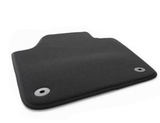 NEU Fußmatte passend für Skoda Rapid Spaceback Velours Fahrermatte Schwarz