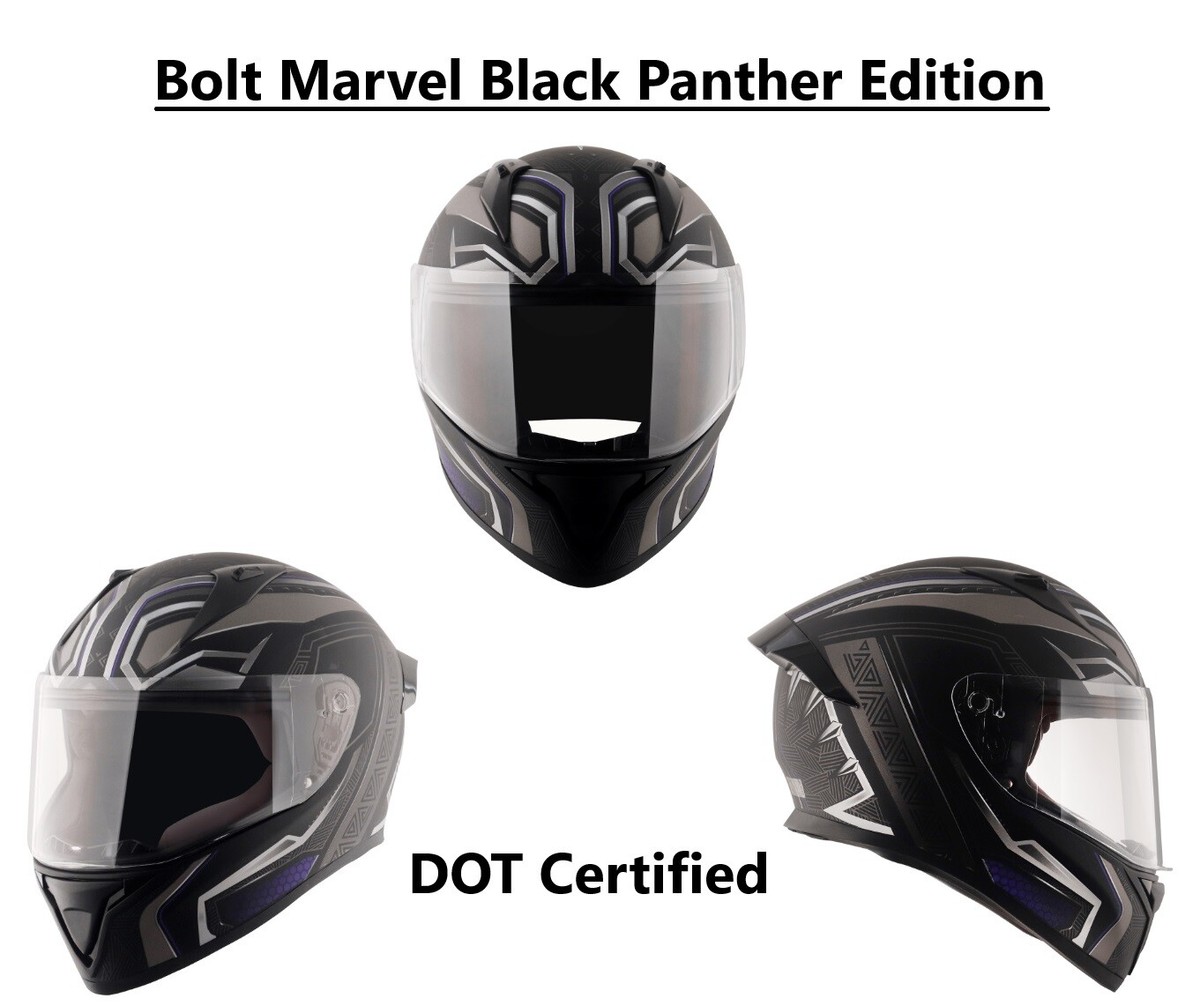 Black Panther Marvel Bike Helmet Buy Axor Helmets Apex Marvel