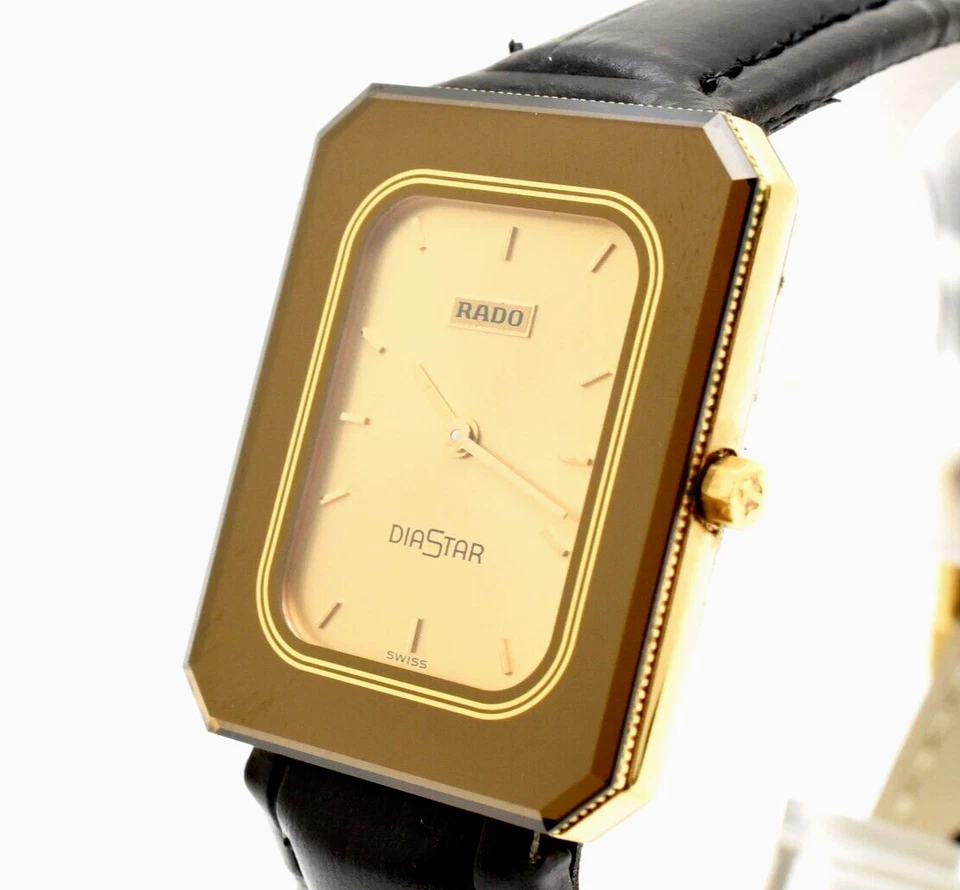 Vintage [Near MINT] RADO 153.1013.3 DIASTAR Gold Ladies Quartz Watch from JAPAN - Image 2 of 4