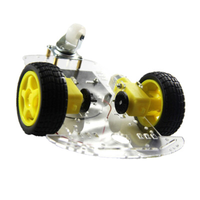 2WD DIY RC Smart Roboter Chassis Kit Drehzahlgeber TT Motor für 