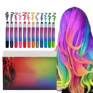 12x Women Girls Kids Temporary Hair Dye Chalk Colors Changing