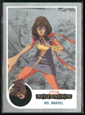2022 Upper Deck Marvel Beginnings Flipped FX #FFX54 - Ms. Marvel