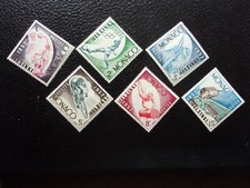 MONACO - timbre yvert/tellier n° 386/391 n* MH (A92)