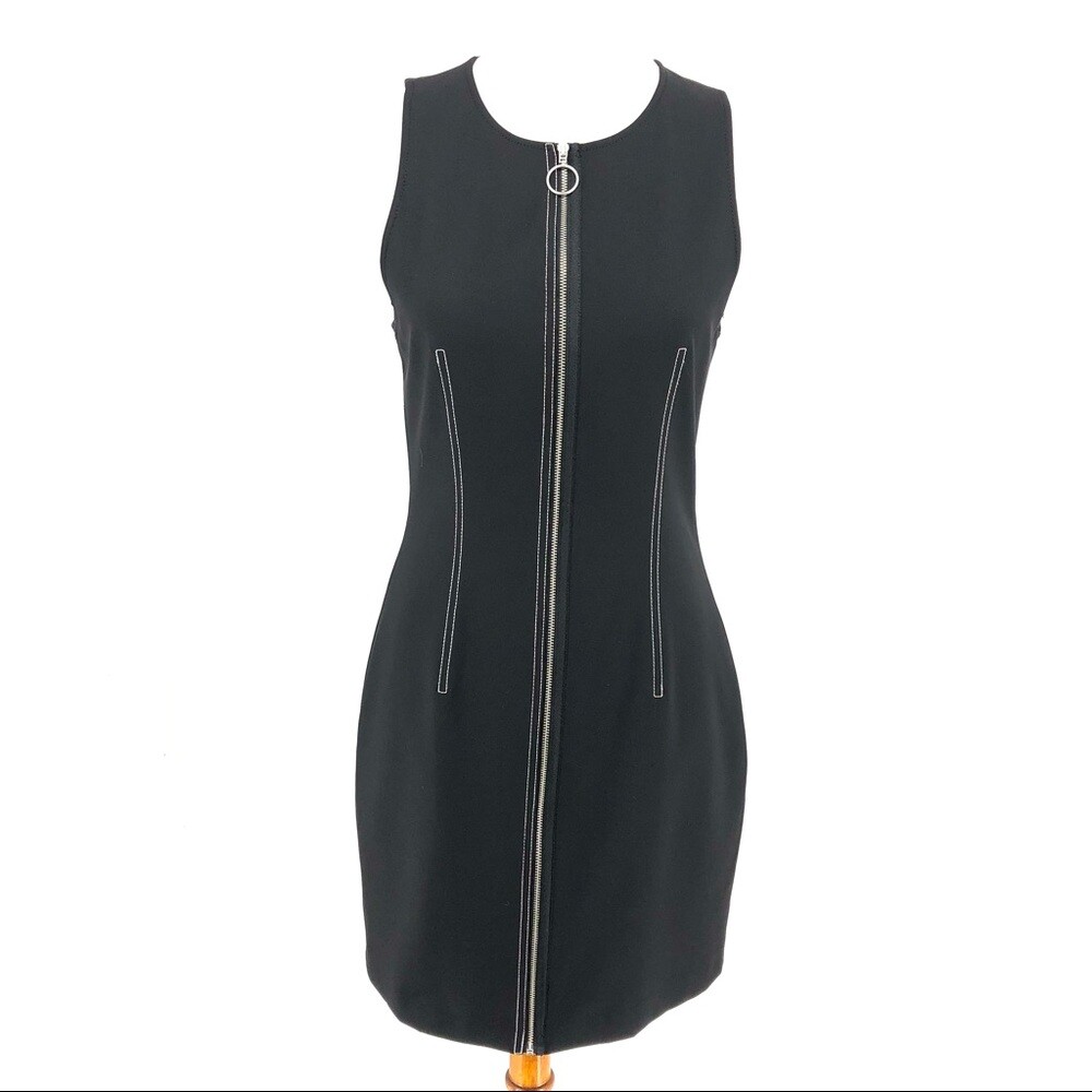 ANDWANG double frill mini dress 黒 Mサイズ double frill mini dress