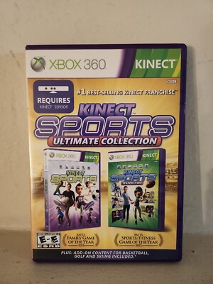 Kinect Sports Ultimate Collection 2 Disc Set (Xbox 360) Complete Tested Working